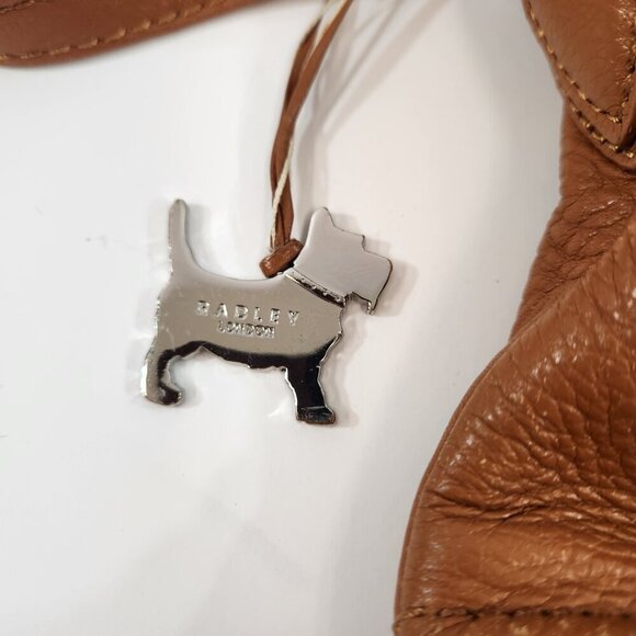 Radley London Brown Leather Crossbody Purse w/ Dust Bag - Picture 5 of 14